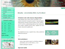 Tablet Screenshot of ocnidoktor.cz